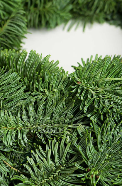 Tannenkranz Tellerkranz Nobilis Adventskranz echt natürlich