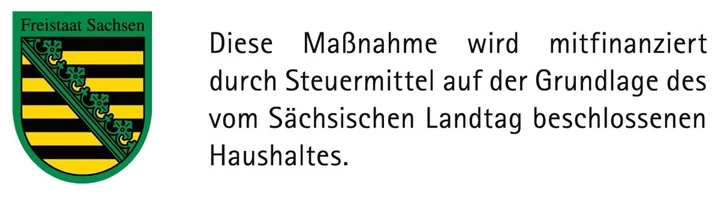 Mitfinanziert durch Steuermittel des Freistaates Sachsen